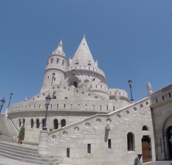 Fisherman's Bastion in all its Disney glory! 
