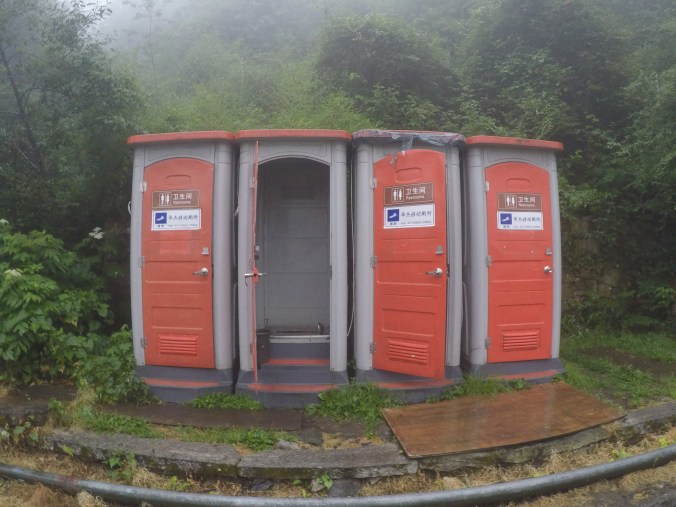 They even have porta squatties!